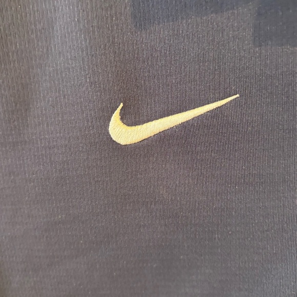 Nike UNC Tar Heels Women’s Polo Shirt Dri-FIT Navy Blue Size Small Cropped - Picture 5 of 5